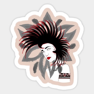 Tattooed Women Sticker